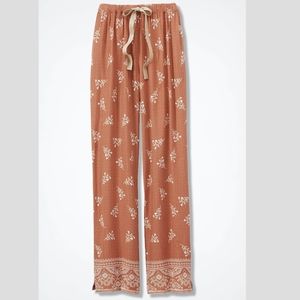 Copper Floral Comfort Pants